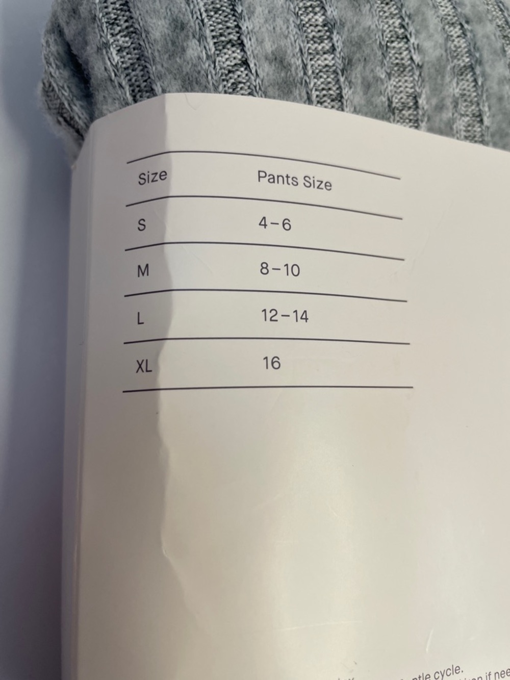 NWT Auden Ribbed Flare Leggings - Light Gray. Size XL. - Picture 3 of 5
